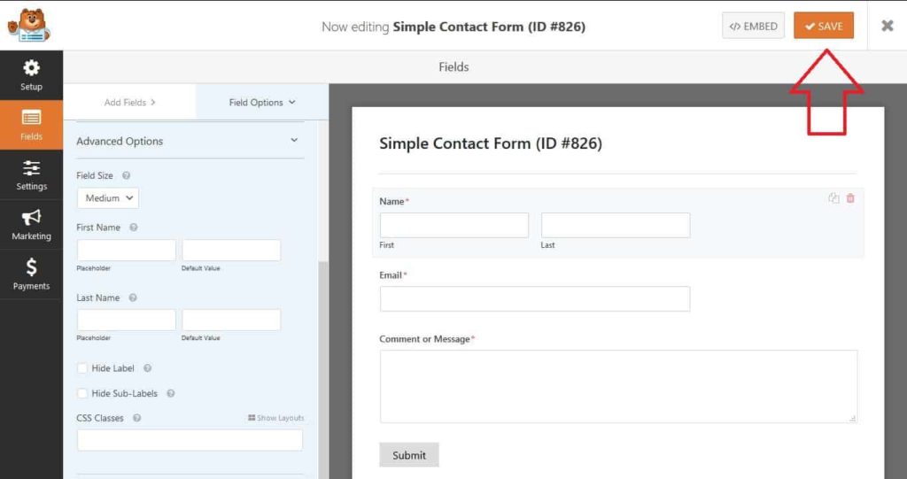 wpforms advanced fields