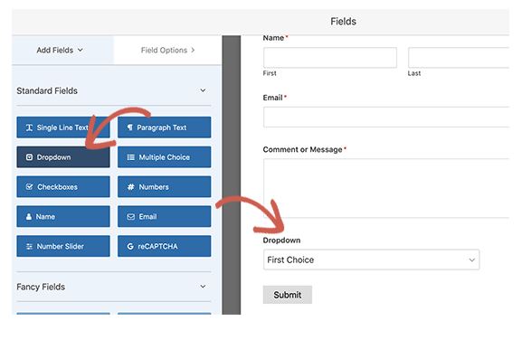 wpforms drag and drop builder